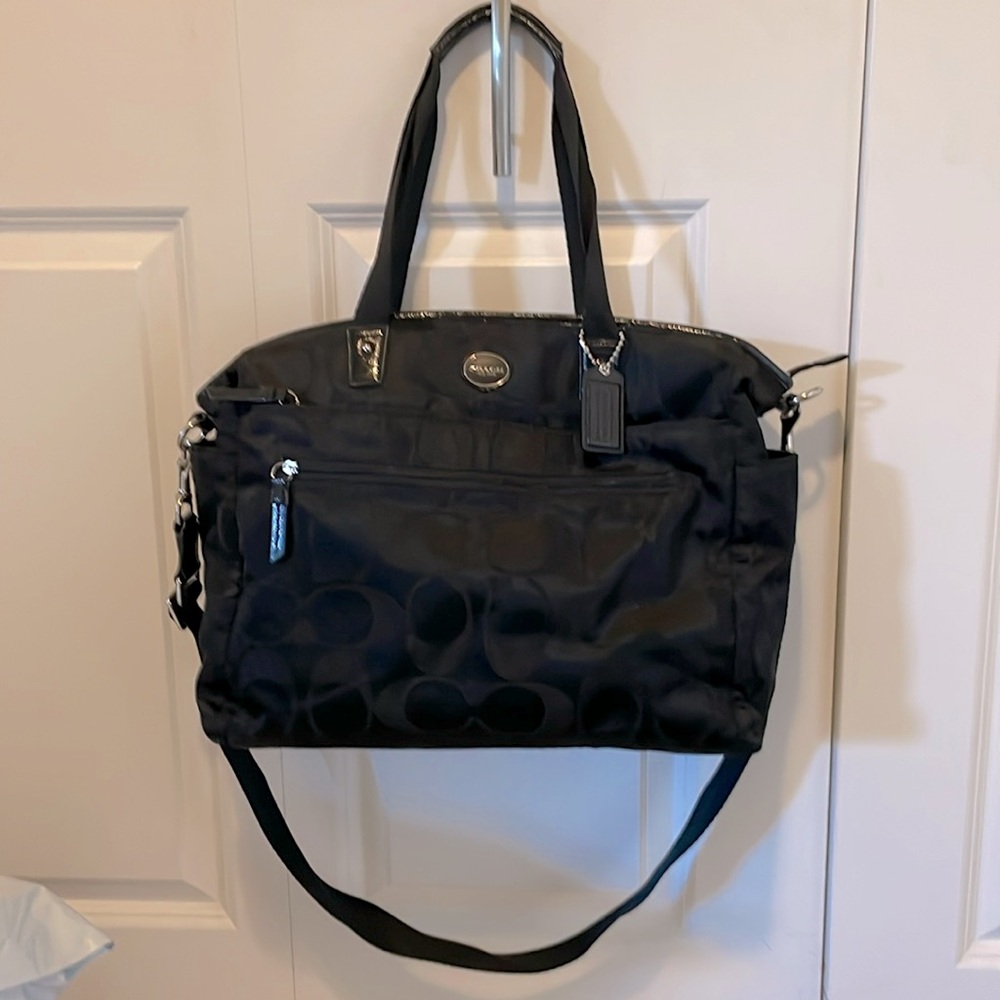 Coach diaper bag- Black